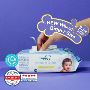 ZÉRA Mom - Hoppi Premium Dry Wipes - 100 sheets in 1 Pack