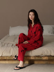 me home wear | Cotton Baby Girls Pajamas Red Cardigan