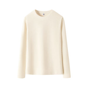 KWV Jeanswest Womens round Neck Long Sleeve Base Shirt Autumn Winter Inner Wear T-Shirt Basic Style Fashionable Casual Top