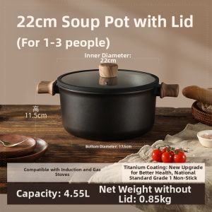 CAROTE | Multi-Purpose Titanium Non-Stick Cooking Pot