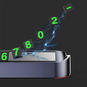 Digeo Car Temporary Parking Card Phone Number Card Plate Car Sticker Luminous Telephone Number