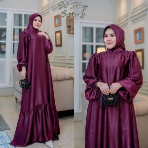 SET DUBAY NEW PREMIUM VIRAL GAMIS SET HIJAB GAMIS RAYA SYARI KEKINIAN
