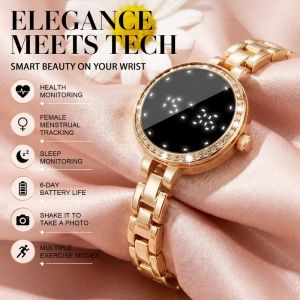 2026 NEW Fashionable Ladies Smart Watch Women Health Tracking Sleep Heart Rate Blood Oxygen Monitoring Bracelet For Android iOS