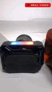 Senter Kepala 250 Watt Tahan 50 Jam + Bisa DI Zoon In-Out + Tombol Diputar + Lampu Emergency + SOS Red & Blue + Cahaya Putih + Lensa Kuning & Biru Senter Kepala SUNPRO SL-9981