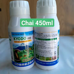 Kyodo 250SC - con rắn- Chai 450ml DẠNG SỮA MÁT CÂY đặc trừ nhện đỏ sâu tơ bọ trĩ( bọ cánh tơ) bọ nhảy rầy mềmHoạt chất: Diafenthiuron 250g/lít