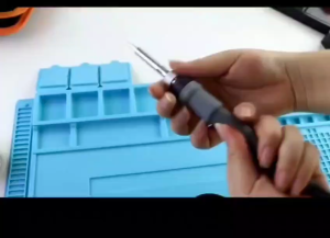 Solder 908S Cepat Panas Pengatur Suhu Digital LCD Rapid Warming Solder Adjustable Temperature