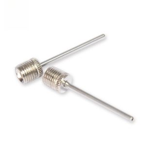 Stainless Steel Hand-Push Air Pump for Yoga Ball Volleyball Football Basketball Air Needle Inflating Device Accessories Balloons