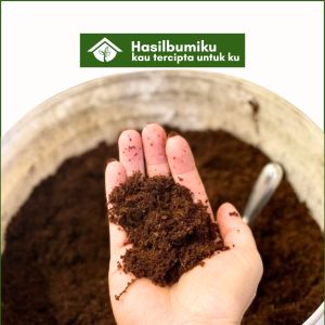 Hasilbumiku - Media Tanam Cocopeat Sabut Kelapa Halus Rendah Zat Tanin Murni Sudah di Fermentasi Untuk Tanaman Hias/Sayuran 1kg Kualitas Premium