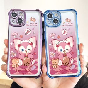 Hontinga Casing Case For OPPO Reno 12 11 10 Pro Reno12 Reno11 Reno10 F 13F 5G Case Cute Rabbit Color Luxury Chrome Plated Soft TPU Phone Case Shockproof Anti Gores Rubber Cases Softcase For Girls