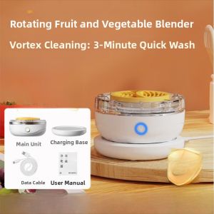 Ultrasonic Wave Food Purifier Household Multi-Function Killing Germs Vegetable And Fruit Cleaning Machine without Basket Structure