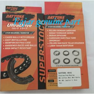 Steam bearing komstir racing mio mio j mio m3 jupiter 100% original Daytona kode 4916