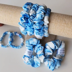Natural Mulberry Silk Scrunchies Multi Colour Range For Hair Care Soft and Smooth Hair Accessories
