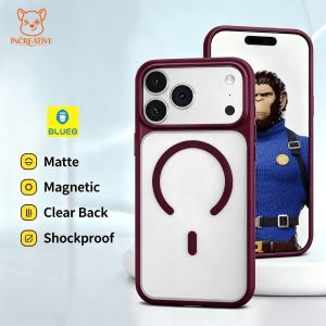 Blueo Matte Magnsafe Case for iPhone 18/17 Pro Max - anti-fingerprint Anti-drop