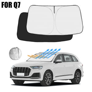 For Audi Q7 2016 2017 2018 2019-2024 Car Windshield Sunshade Cover Front Window Sun Shade Visor Car Interior Auto UV Protection