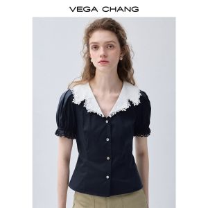 VEGA CHANG | Chân Váy Ngắn Dáng Xòe Ôm Eo Chất Tencel Linen Trắng