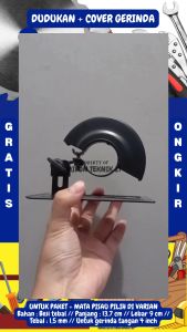 PAKET HEMAT Dudukan Gerinda + Mata Pisau Gergaji 4\\\" Potong Kayu