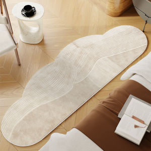 VIKAMA Japanese Wabi-Sabi Imitation Cashmere Rug Comfort Insulation Bedroom Rug Bedside Rug Corridor Aisle Rug Home Decor