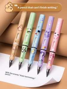 MONLEYTA | Graphene Pencil Continuous Core Automatic For Kindergarten Students No Sharpening Black Technology Learning Stationery Children