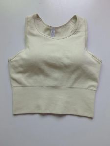 Womens Fitness Running Vest Sports Bra with Padded No Steel Ring Quick Dry Versatile Yoga Gym Workout Tank Top Underwear