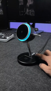 BELLSTAR 3 in 1 Magnetic Wireless Charger Stand 15W Fast Charging Station RGB Night Light iPhone Apple Watch AirPods SG Stock