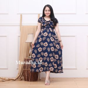 Longdress Incess Luna Maya Dress Bali Terviral 2022 Bahan Rayon Tebal Premium - Homewear by Muradha.id