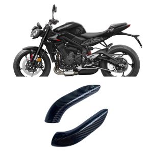 Carbon Fiber Motorcycle Rear Rocker Arm Protective Shell Decoration Protective Cover For Triumph STREET TRIPLE 765 RS 2017-2025