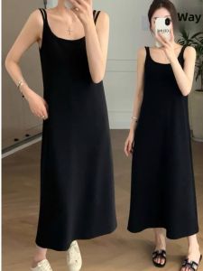 QIAOCHENXIAN | Modal Loose Maxi Dress for Women