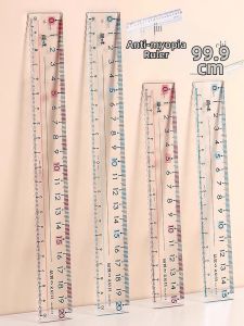 DISCO BEAR | Wavy Line Anti-Myopia Transparent Exam Ruler 15cm