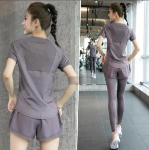 HUIESON quần Áo tập Yoga nữ lưới mỏng người nổi tiếng thời trang gợi cảm Tập Gym Nhanh Khô chuyên nghiệp cao cấp quần áo thể thao nữ