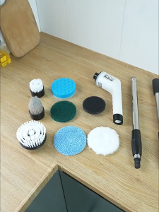 Multifunctional Wireless Household Bathroom Toilet Floor Brush Kitchen Tile Magic Electric Cleaning Brush Long Handle Brush