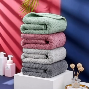 Premium Dry Hand Towel Coral Fleece | Quick Dry | High Absorbency | Cleaning Cloth Towel
