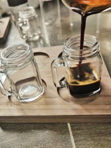 Mini Mason Cup Coffee Concentrate Liquid Sealed Bottle Storage Jar Honey Sample Glass Cup Sealed Container Japanese Style