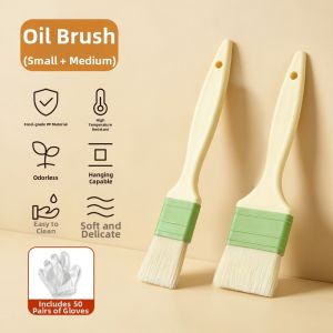 TAFUMAN | Baking Oil and Sauce Brush Heat Resistant Bristle Brush