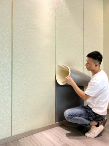 Wall Cloth Self-Adhesive Thickening Diatom Ooze Wallpaper Bedroom Living Room Wall Sticker Bedside Soft Upholstery Wall Panel TV Background Wallpaper