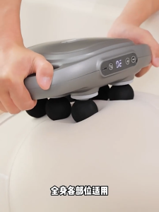 Massage Gun 6-Heads Professional Fascia Gun High Vibration Body Muscle Relaxation Handheld Muscle Relaxation Fascia Gun