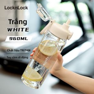 LocknLock | Bình Nước Thể Thao Có Ống Hút Dung Lượng Lớn Nhựa
