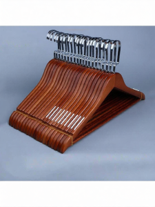 Anti-slip Traceless Wooden Clothes Hanger