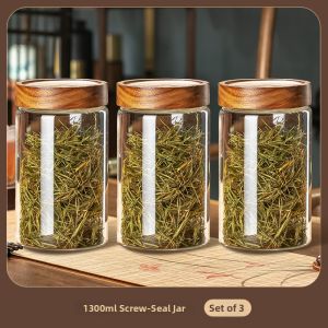 CRISTALGLASS | Dry Food Safe Glass Storage Jar