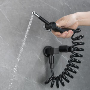 Bộ Vòi Rửa Hậu Môn Đen Cho Phụ Nữ Sau Sinh Vòi Phun Rửa Hậu Môn Trong Nhà Vệ Sinh Phụ Kiện Phòng Tắm Chất Liệu Nhựa