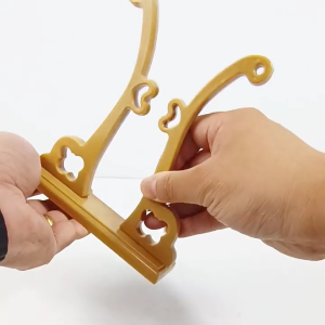 Rak Kipas Tangan Dekorasi Pesta Holder Untuk Kipas Bulat Oriental Bahan Berkualitas Dengan Finishing Halus Menciptakan Suasana Oriental Autentik