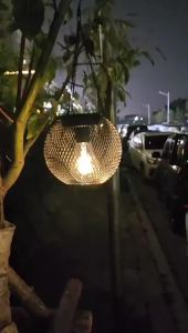 1PC/2PCS Solar Hanging Lanterns Outdoor - Waterproof Garden Lights with Auto On/Off Decorative for Patio/Yard/Pathway