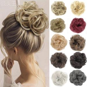 Natural Looking Hair Bun Wig Band High Temperature Silk Artificial Hair Style for Womens Hair Beauty And Care Accessories