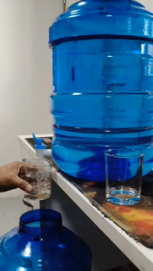 ก๊อกน้ำพลาสติกแบบกดล๊อคหรือกดค้างได้ ก๊อกติดถังน้ำ พร้อมลูกยางกันซึม ครบชุด 1 pcs