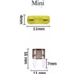 Sekring Tancap Fuse STANDAR / MINI / MICRO 100 pcs Ukuran 2A ~ 40A