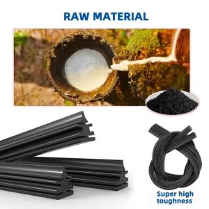 1PC 6mm Lưỡi Gạt Nước Ô Tô Dải Nạp Lại 14-32 Inch Cao Su Gạt Nước Kính Chắn Gió Cho Xe Ô Tô Không Khung Phụ Kiện Vệ Sinh Tự Động