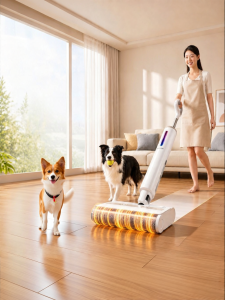 Supor | Lying Down Cleaning Floor Washer High Temperature Drying Sterilization Powerful Suction Mopping and Washing