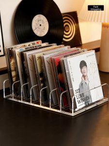 WUBUWEI | Divided Display Storage Rack Clear Acrylic