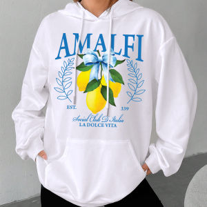 Amalfi La Dolce Vita Lemon Art Print Heat Transfer For clothes DIY Washable T-shirts Iron-on Thermal Stickers Patches Appliqued
