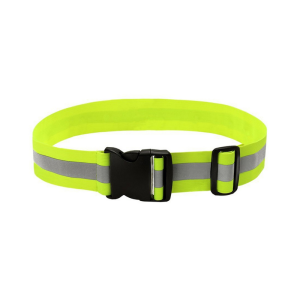 Golden เข็มขัดสะท้อนแสง ปรับได้ มองเห็นได้ในที่มืด สําหรับขี่จักรยาน วิ่ง Reflective Belt
