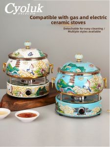 Single Serve Portable Gas Stove with Auto Ignition Copper Hot Pot